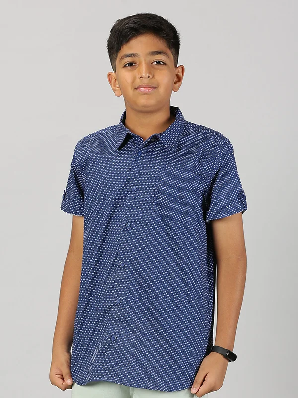 Men's Easy-Care Shirts for Busy LifestylesBoys Half Sleeve Shirt