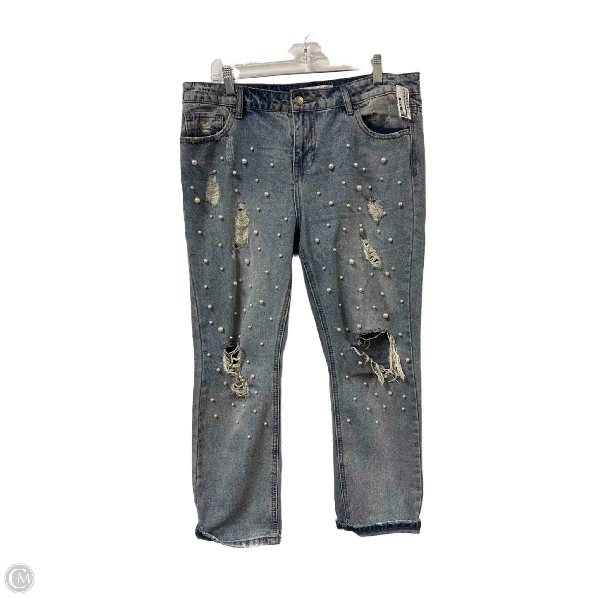 Jeans for Men with Skinny LegsJeans Cropped By Velvet Heart In Blue Denim, Size: 10