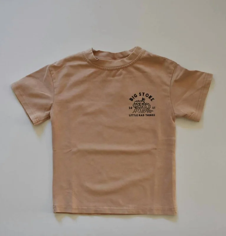 Casual Men's T-ShirtsKid's Cloudbreak Tee In Brown