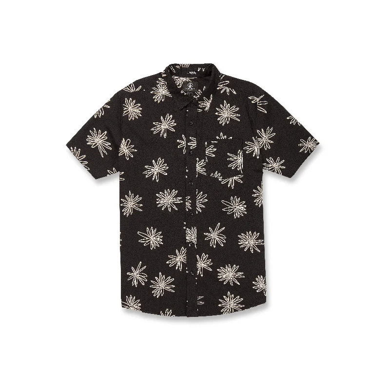 Men's Thermal Shirts for Winter WarmthVolcom Lazy Dazey Short Sleeve Shirt Black