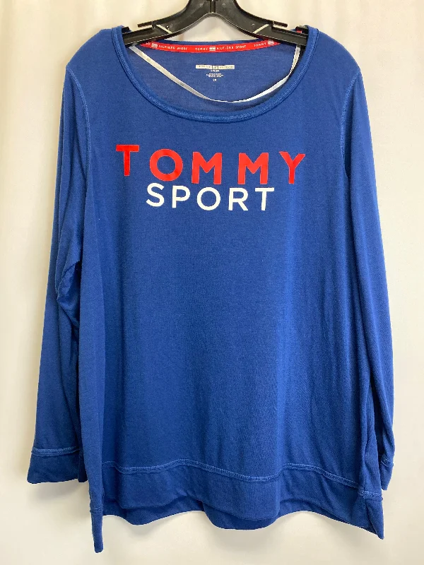 Men's Hoodies with Slim FitsAthletic Sweatshirt Crewneck By Tommy Hilfiger  Size: 2x