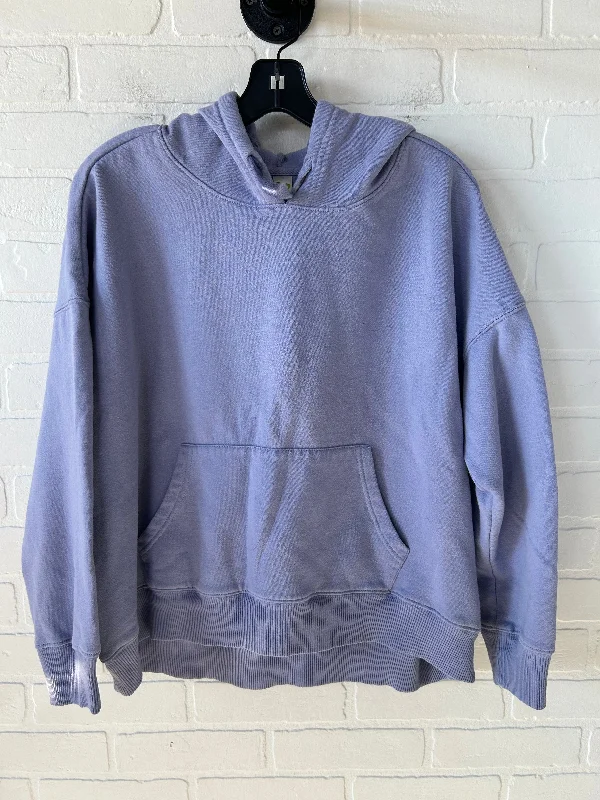Men's Hoodies for CampingSweatshirt Hoodie By Green Tea In Purple, Size: Xl
