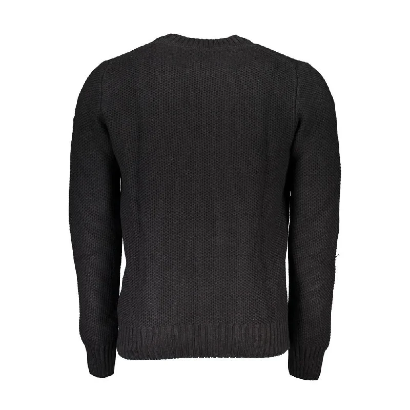 Warm Men's Hooded SweatersNorth Sails Gray Cotton Men Men's Sweater