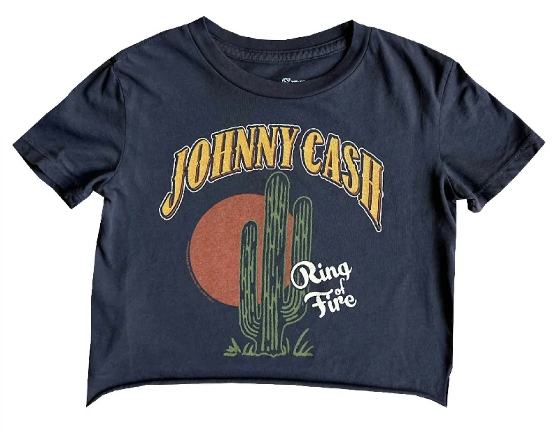Men's Shirts with Zippered PocketsBoy's Johnny Cash Not Quite Crop Tee In Vintage Black Men's Shirts with Zippered PocketsBoy's Johnny Cash Not Quite Crop Tee In Vintage Black