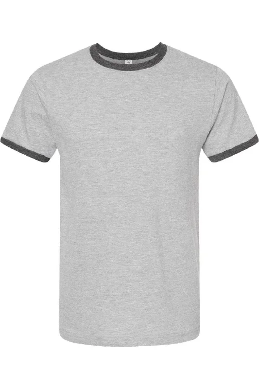 Men's Shirts with Logo EmbossmentsTultex Unisex Fine Jersey Ringer T-Shirt