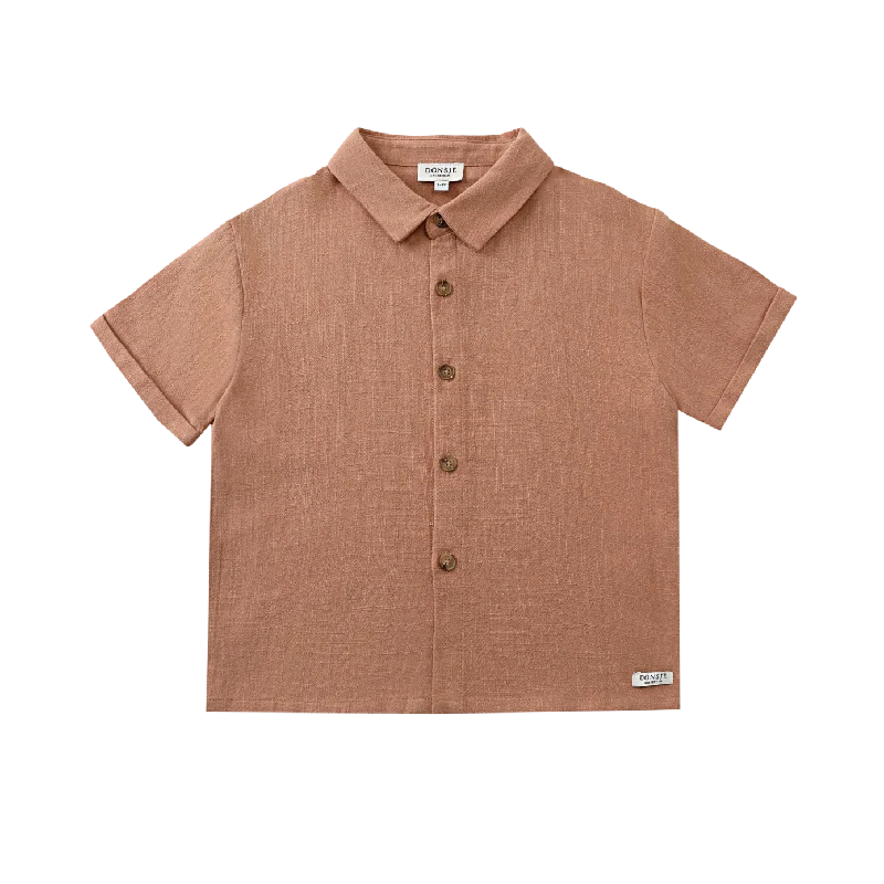 Men's Luxury Shirts for High-End FashionBrammie Shirt | Apricot