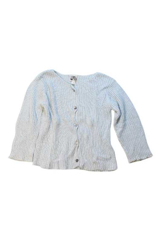 Men's Sweaters with Pleated DesignsBonton Ribbed Cardigan 2T
