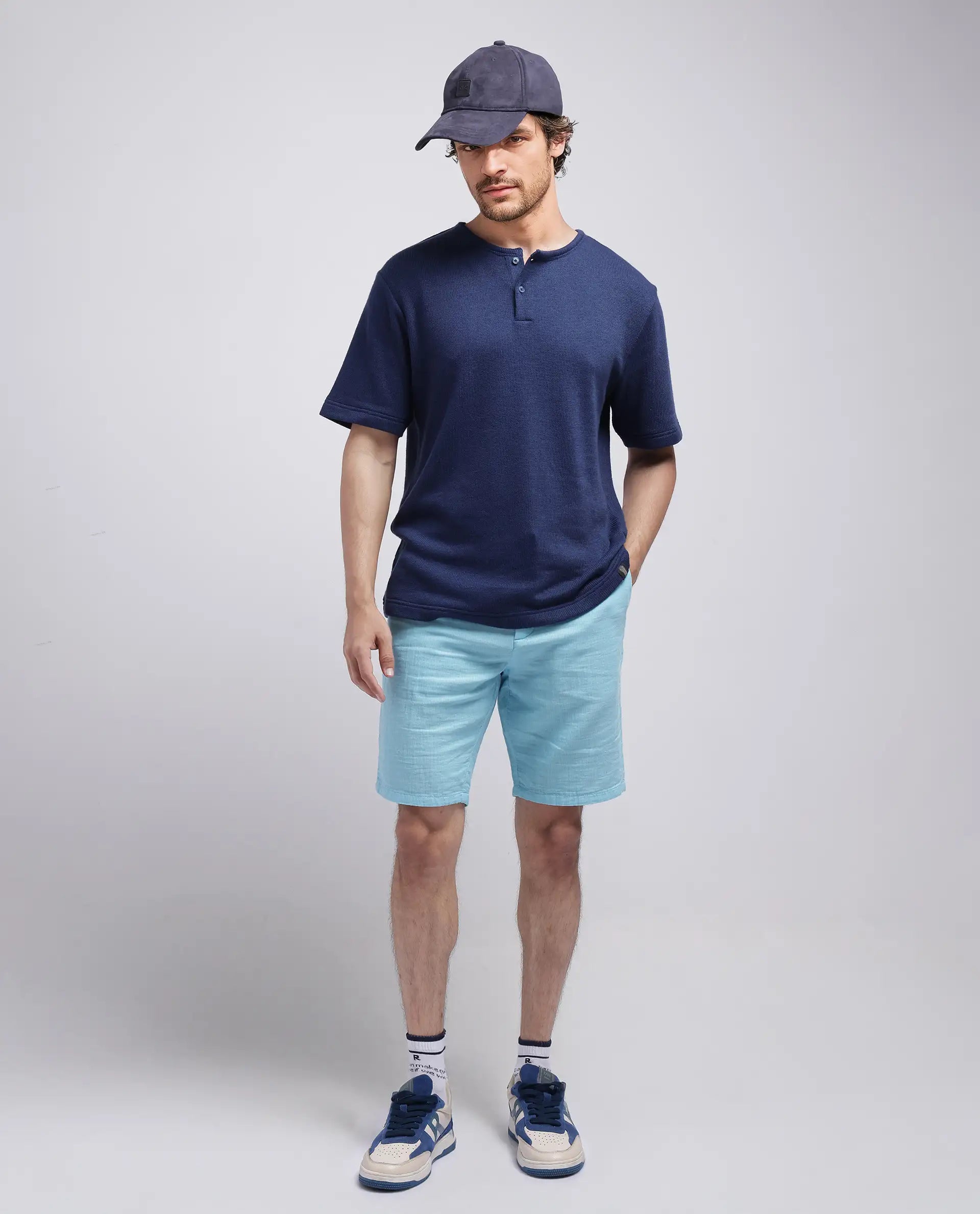 Men's Drawstring Pants for AdjustabilityRare Rabbit Men Pinto-25 Light Blue Cotton Fabric Drawstring Closure Knee Length Plain Shorts Men's Drawstring Pants for AdjustabilityRare Rabbit Men Pinto-25 Light Blue Cotton Fabric Drawstring Closure Knee Length Plain Shorts