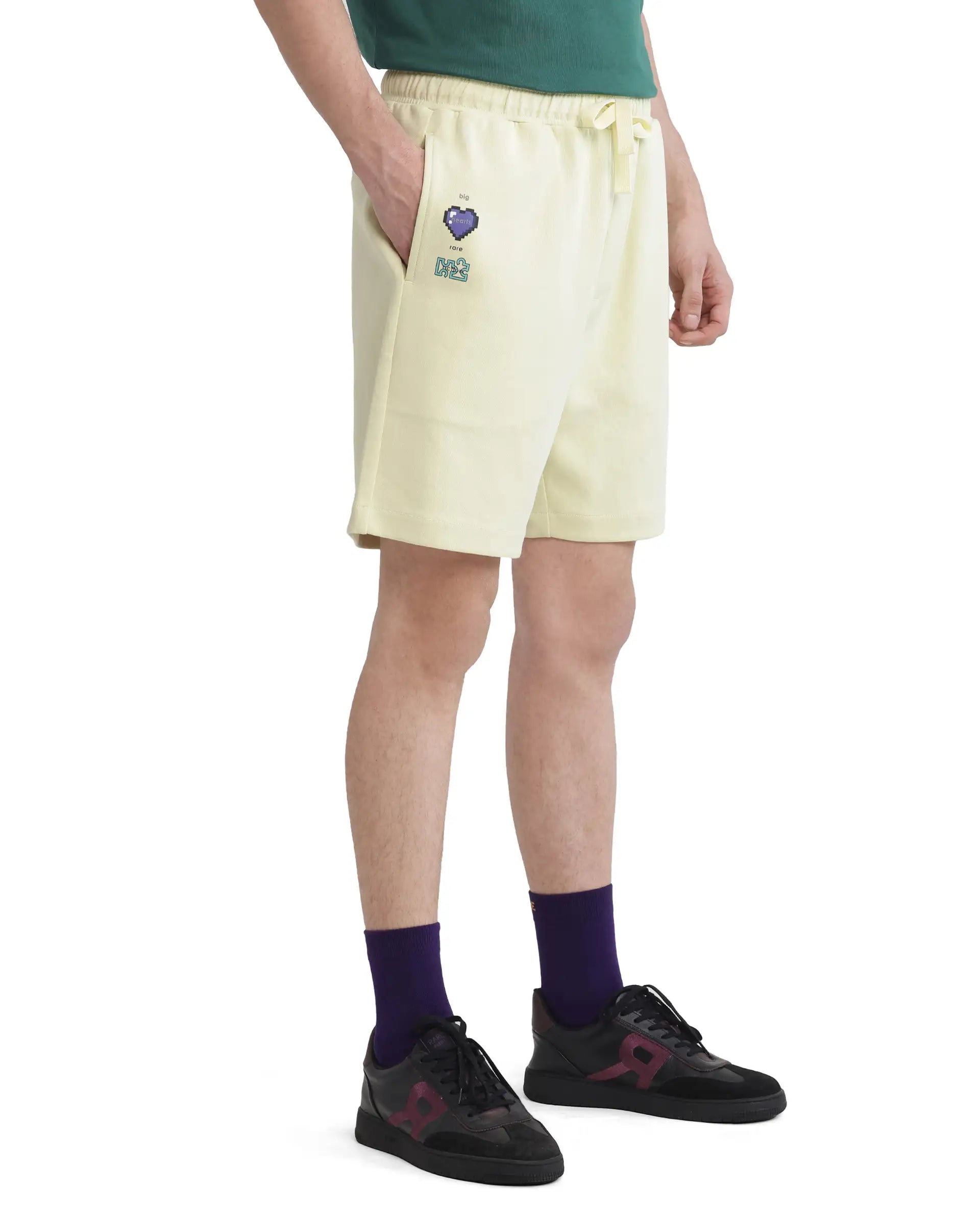 Lightweight Men's Linen PantsRare Rabbit Men's Lux Pastel Yellow Cotton Blend Fabric Relaxed Fit Plain Shorts Lightweight Men's Linen PantsRare Rabbit Men's Lux Pastel Yellow Cotton Blend Fabric Relaxed Fit Plain Shorts