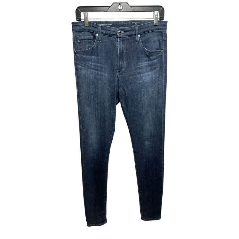 Cool Distressed Men's JeansThe Farrah High Rise Skinny Jeans Designer By Adriano Goldschmied In Denim, Size: 8 Cool Distressed Men's JeansThe Farrah High Rise Skinny Jeans Designer By Adriano Goldschmied In Denim, Size: 8