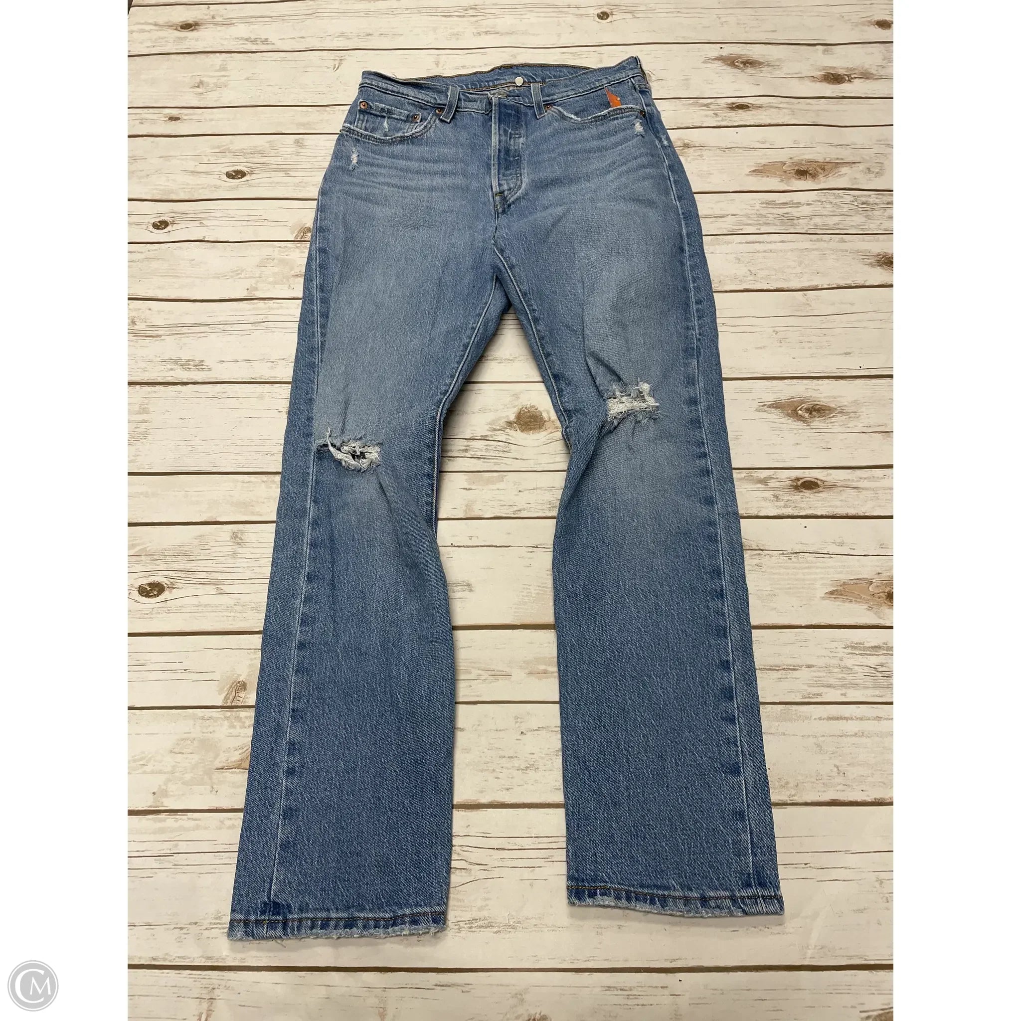 Unique Men's Jeans DesignsJeans Straight By Levis In Blue Denim, Size: 6
