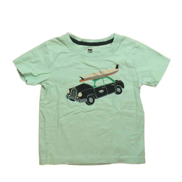 Men's Shirts with Geometric PatternsTea Boys Light Blue | Car T-Shirt