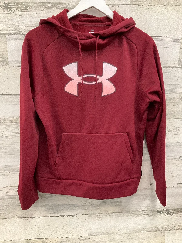 Men's Hoodies for Active LifestylesSweatshirt Hoodie By Under Armour In Maroon, Size: M Men's Hoodies for Active LifestylesSweatshirt Hoodie By Under Armour In Maroon, Size: M