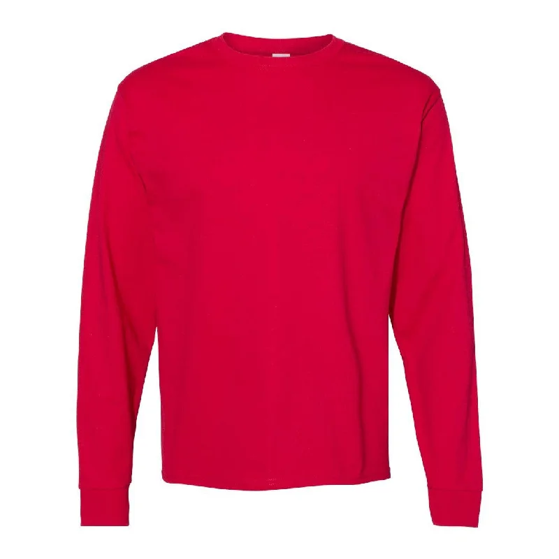Men's Shirts with Animal PrintsHanes Essential-T Long Sleeve T-Shirt