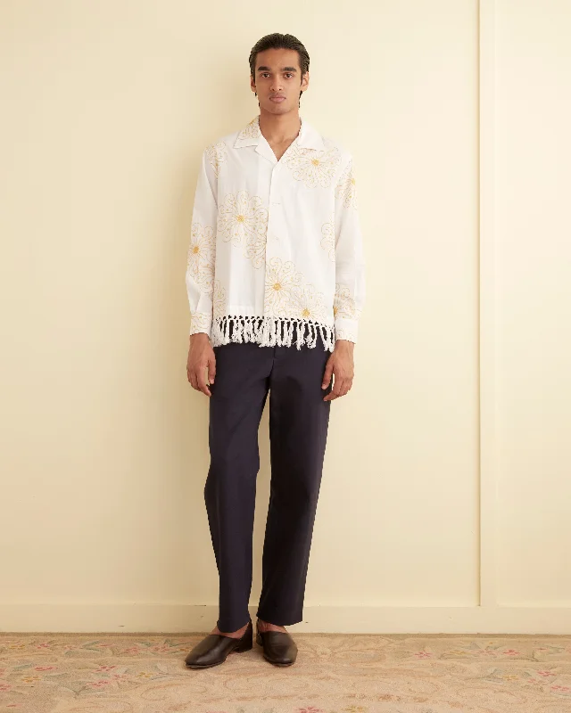 Men's Limited Edition Shirts for ExclusivitySoleil Fringe Long Sleeve Shirt