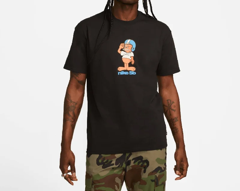 Men's Shirts with Mock NecksMen's Sb Salute Skate T-Shirt In Black