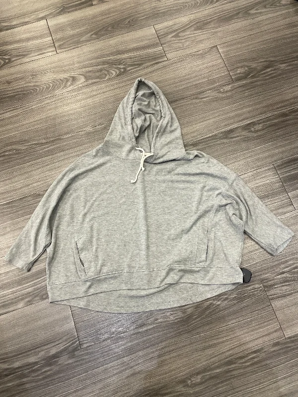 Men's Hoodies with Reflective StripesSweatshirt Hoodie By Mossimo In Grey, Size: 2x