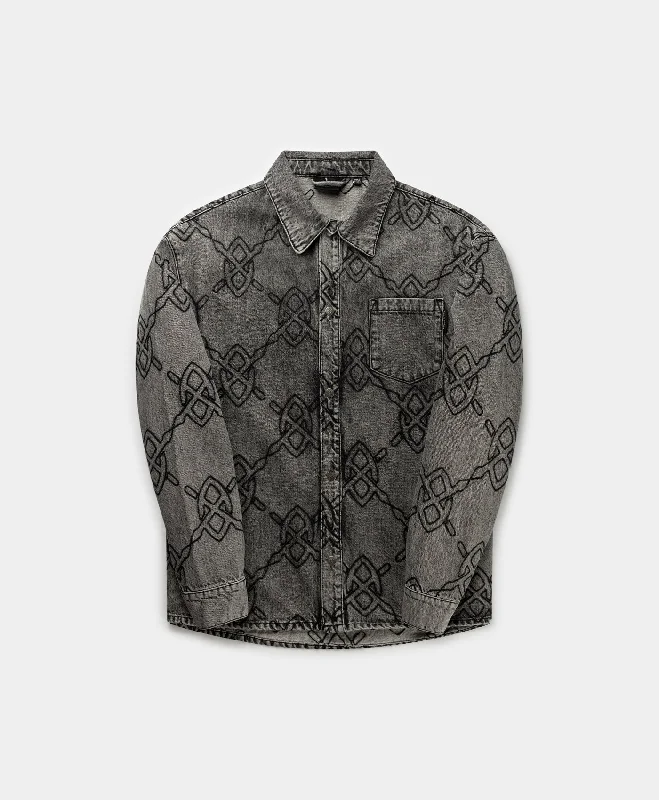 Men's Oxford Shirts for a Preppy StyleMid Grey Rahul Longsleeve Shirt