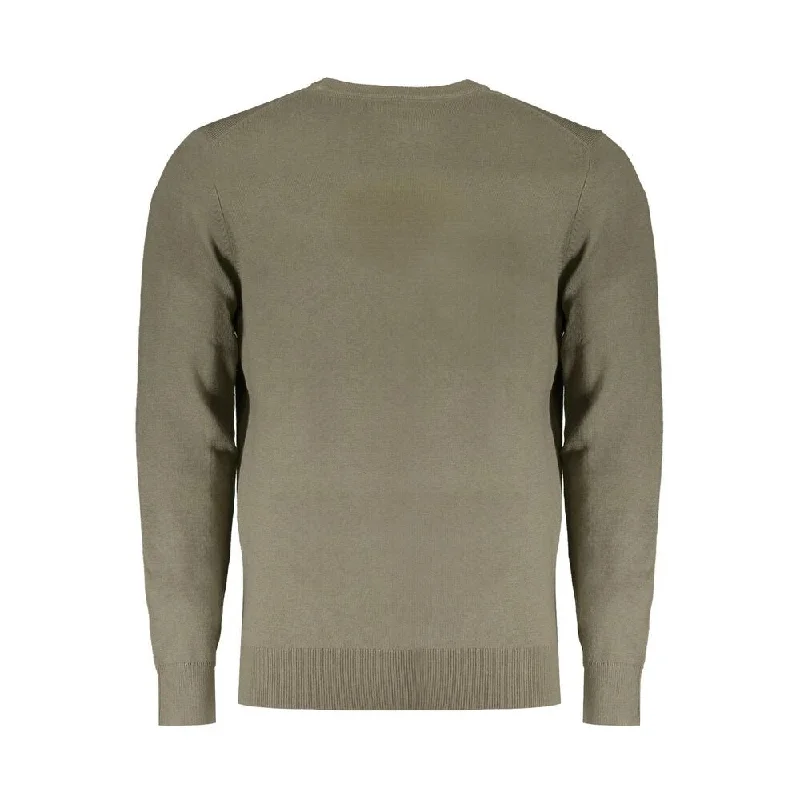 Men's Sweaters with Belt LoopsNorway 1963 Green Wool Men Men's Sweater