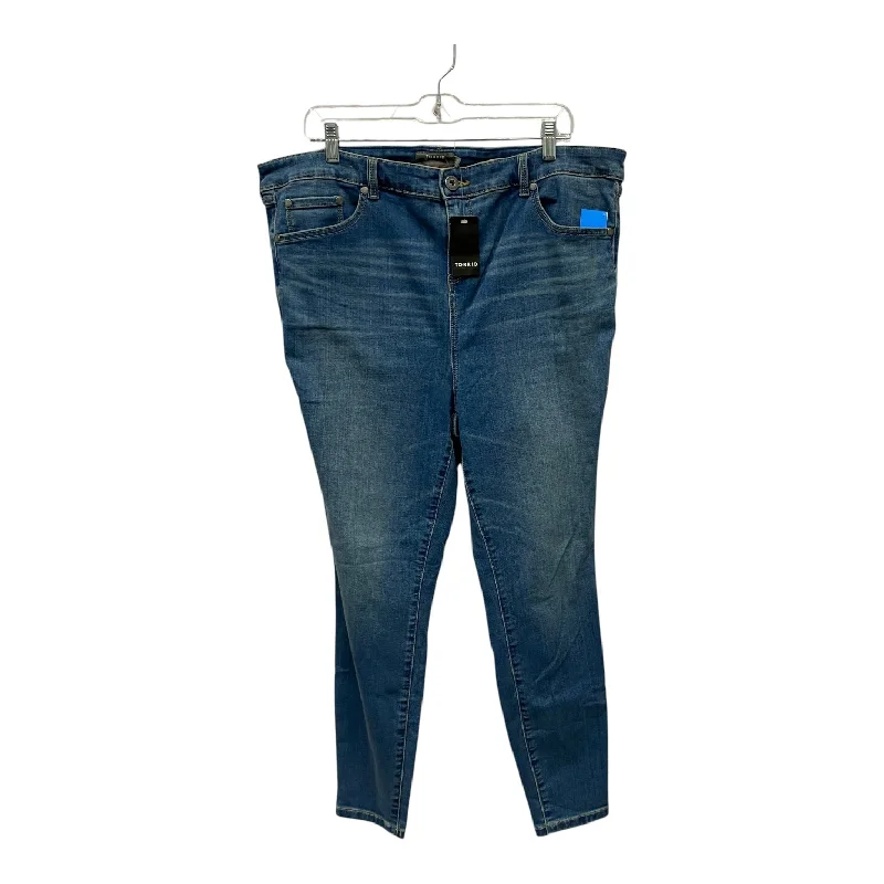 High-Waisted Bootcut Men's JeansJEANS SKINNY by TORRID In BLUE, Size: 18