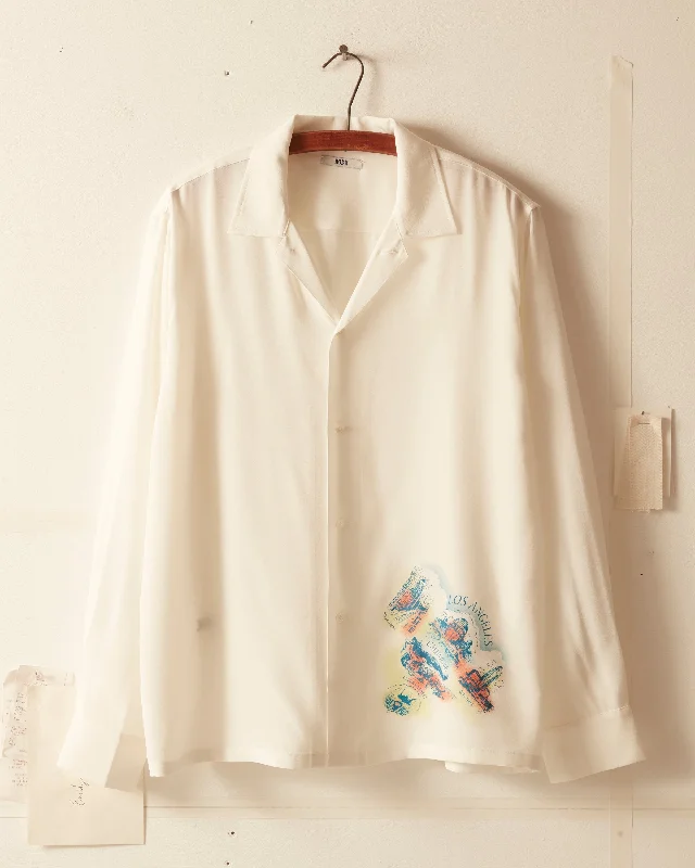 Men's Slim-Fit Shirts for a Flattering ShapeLos Angeles Souvenir Long Sleeve Shirt