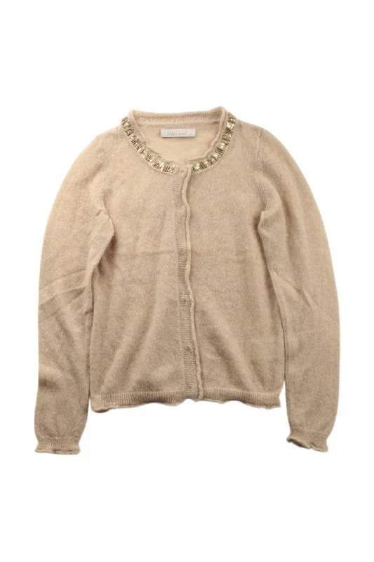 Warm Men's Hooded SweatersPale Cloud Embellished Cardigan 6T