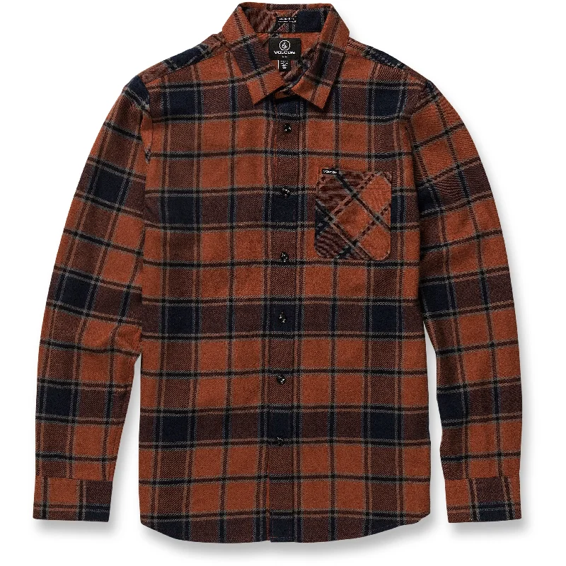 Men's Long-Sleeve Shirts for Year-Round WearVolcom Caden Plaid Long Sleeve Shirt