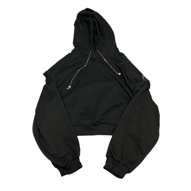 Men's Hoodies for SnowboardingSweatshirt Hoodie By Shein In Black, Size: 3x