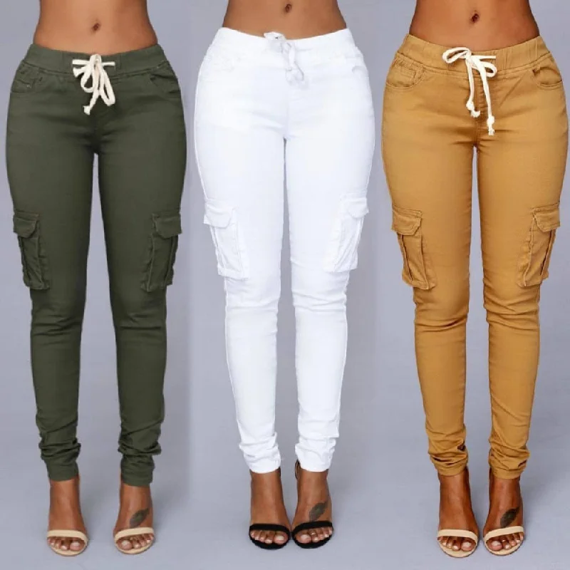 Men's Jeans with EmbroideryKittenAlarm - Elastic Sexy Skinny Pencil Jeans For Women Leggings Jeans Woman High Waist Jeans Women's Thin-Section Denim Pants