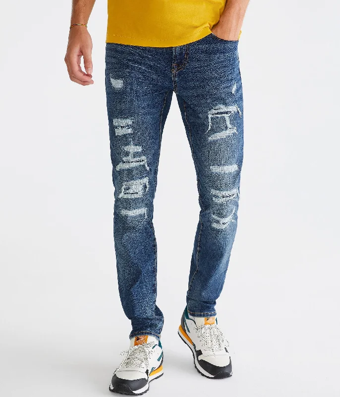 Jeans for Men with Skinny LegsAeropostale  Skinny Premium Max Stretch Jean With Coolmaxar Technology