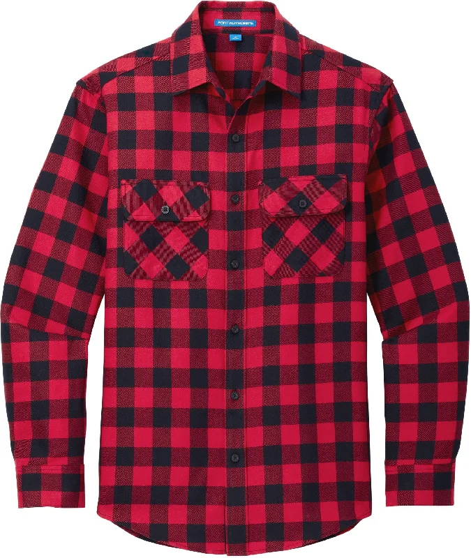 Red/ Black Buffalo Check