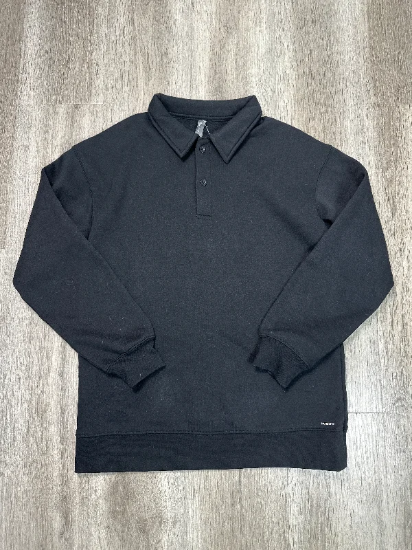 Men's Hoodies with EmbroiderySweatshirt Collar By Mondetta In Black, Size: S