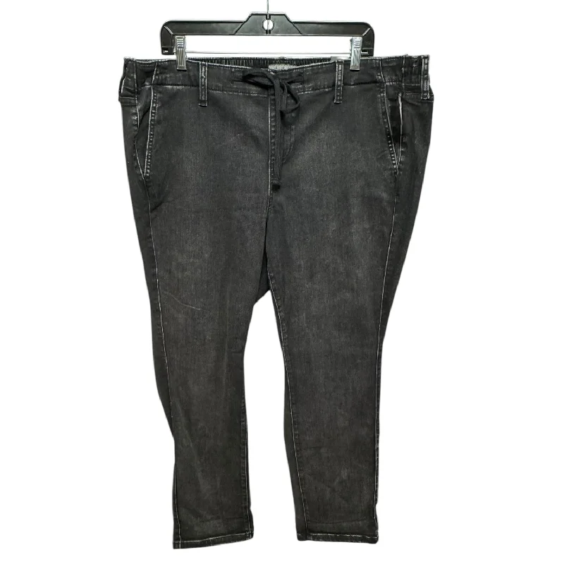 Zip-Fly Men's JeansJeans Boyfriend By Torrid In Black Denim, Size: 2x