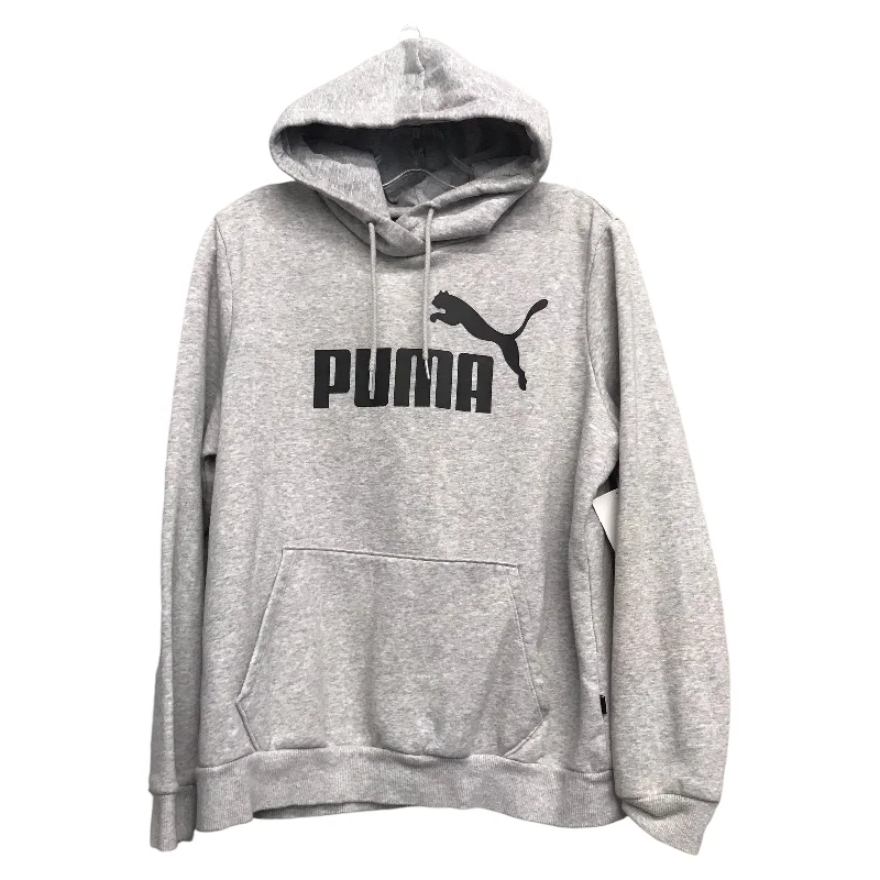 Men's Hoodies with Screen-Printed GraphicsAthletic Sweatshirt Hoodie By Puma In Grey, Size:Xl Men's Hoodies with Screen-Printed GraphicsAthletic Sweatshirt Hoodie By Puma In Grey, Size:Xl