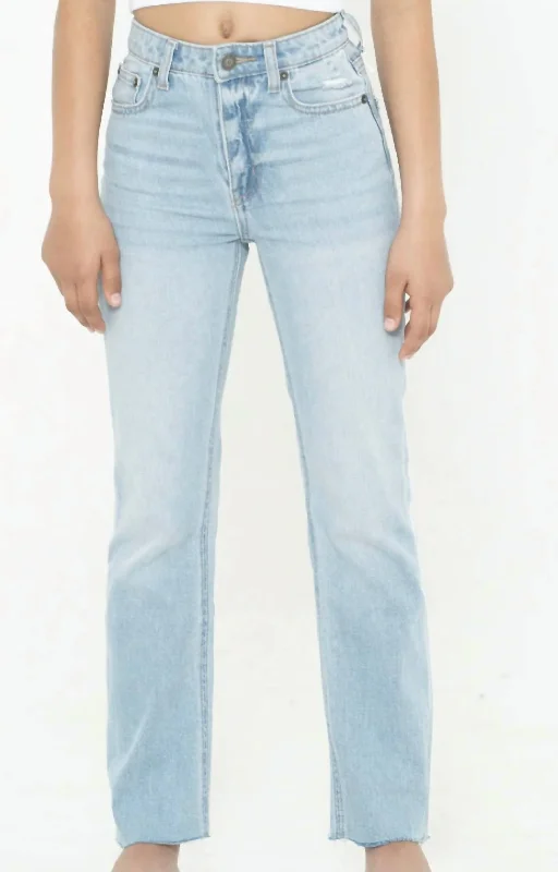 Inexpensive Men's JeansKids Straight Leg Jeans In Light Wash