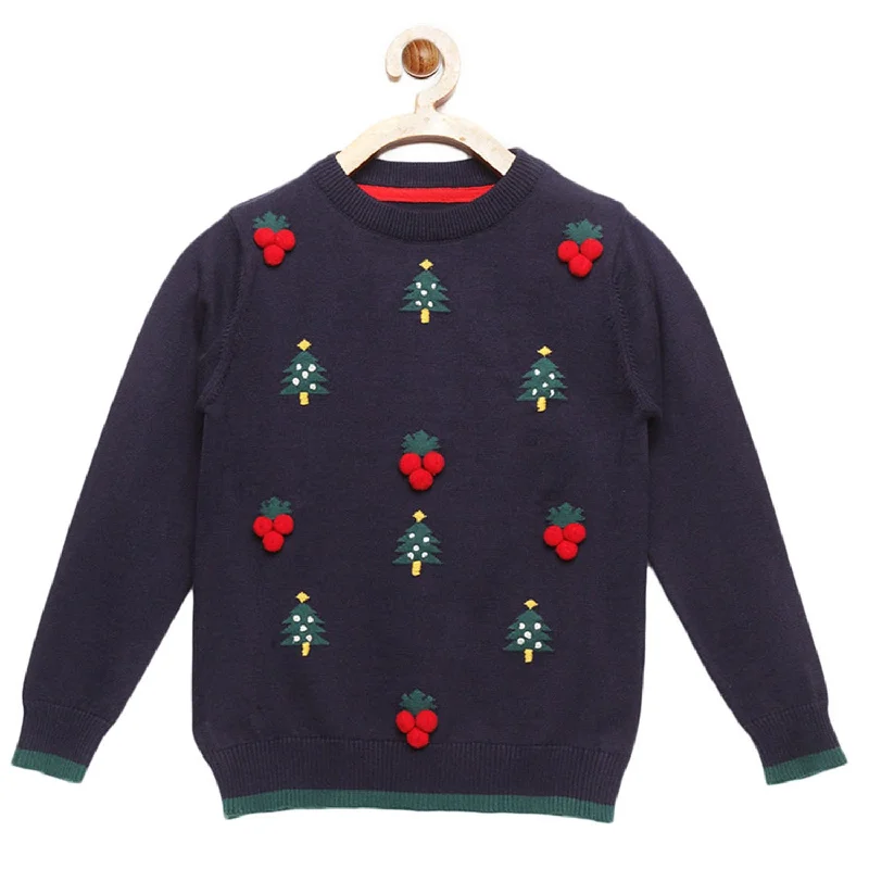 Men's Sweaters with Stand-Up CollarsCherry Bunch Sweater