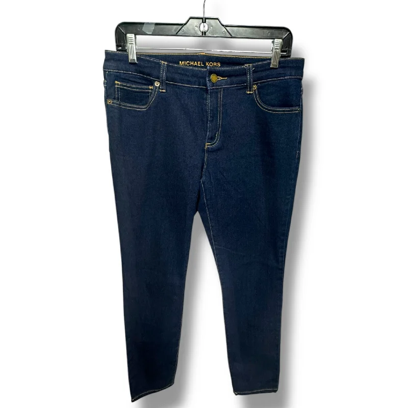 Yoked Back Men's JeansJeans Designer By Michael Kors In Blue, Size: 6