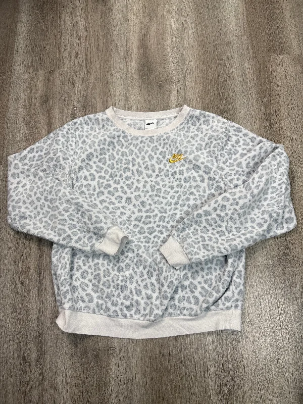 Men's Hoodies for LoungingSweatshirt Crewneck By Nike Apparel In Animal Print, Size: S Men's Hoodies for LoungingSweatshirt Crewneck By Nike Apparel In Animal Print, Size: S