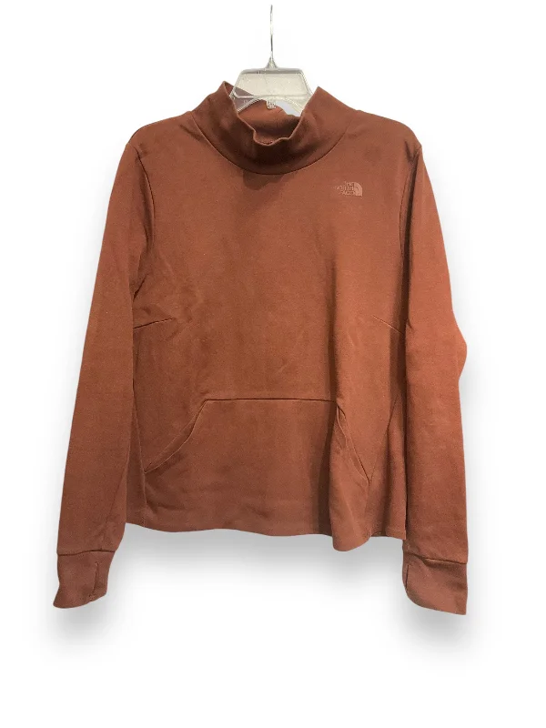 Elevated Men's Lounge HoodiesSweatshirt Collar By The North Face In Brown, Size: Xl