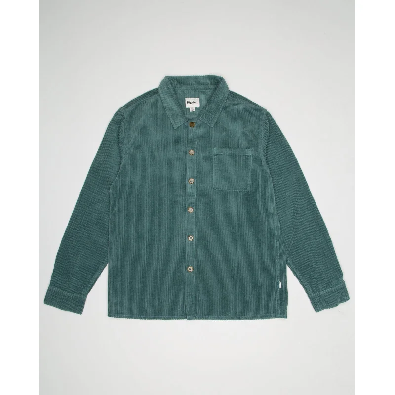 Men's Short-Sleeve Shirts for Warm WeatherRhythm Corduroy Long Sleeve Shirt