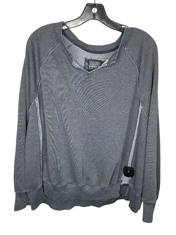 Men's Hoodies with Secret CompartmentsSweatshirt Crewneck By American Eagle In Grey, Size: S Men's Hoodies with Secret CompartmentsSweatshirt Crewneck By American Eagle In Grey, Size: S