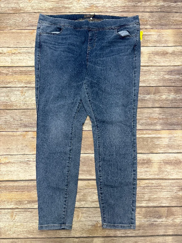 Premium Men's JeansJeans Skinny By Torrid In Blue Denim, Size: 3x