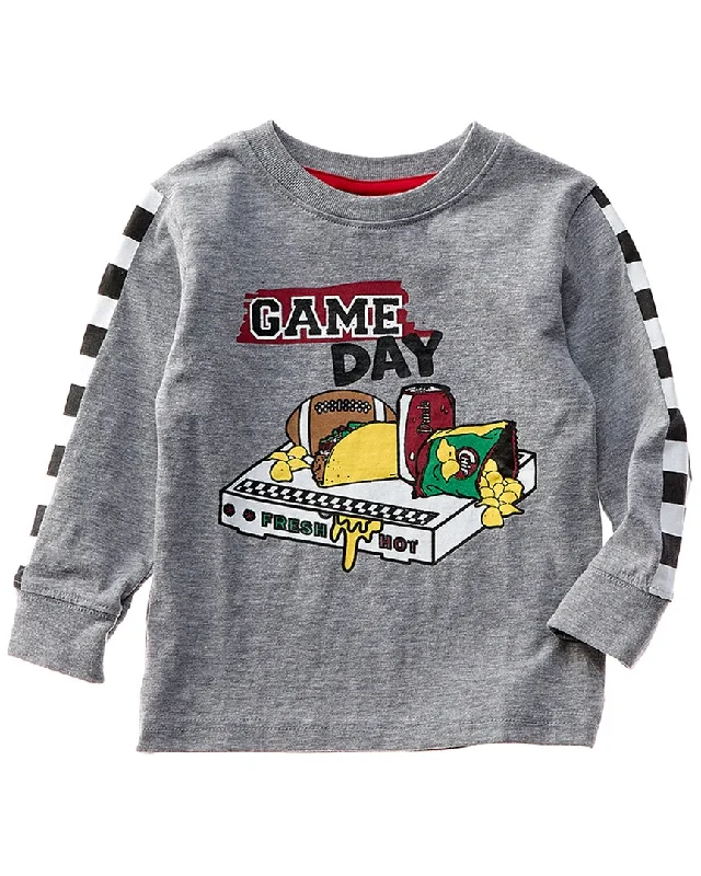 Men's Shirts with Button-Down PocketsMish Mish Game Day Snacks T-Shirt