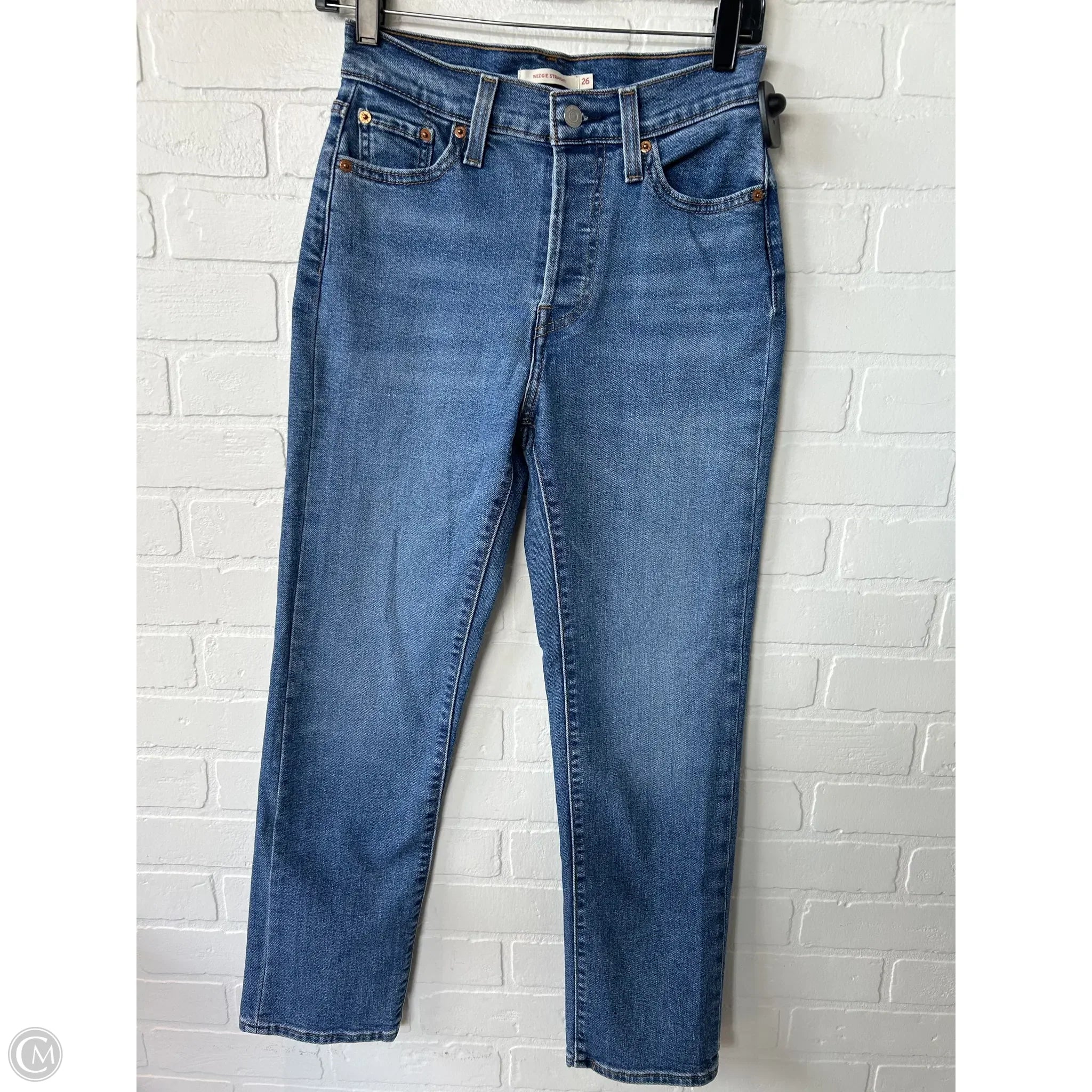 High-Quality Men's JeansJeans Straight By Levis In Blue Denim, Size: 2