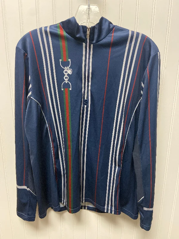 Men's Hoodies for HikingAthletic Sweatshirt Collar By Cmc In Navy, Size: 1x