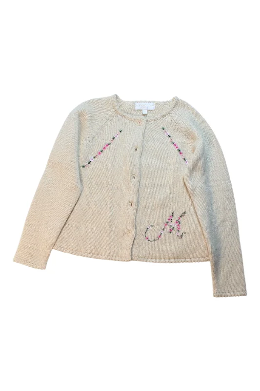 Men's Sweaters with Skinny FitsMonnalisa Embroidered Cardigan, Size 6T