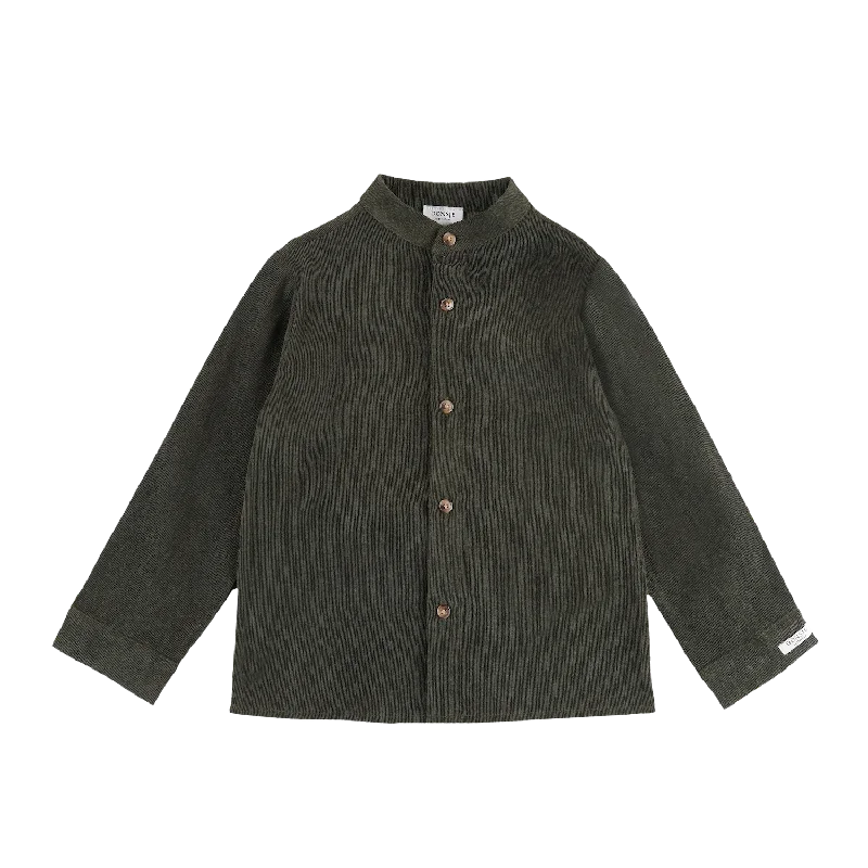 Men's Checked Short-Sleeve Shirts for Summer FunNitou Shirt | Forest Green
