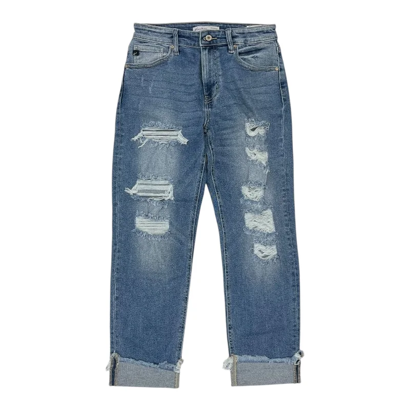 Hipster Skinny Men's JeansJeans Boyfriend By Kancan In Blue Denim, Size:2