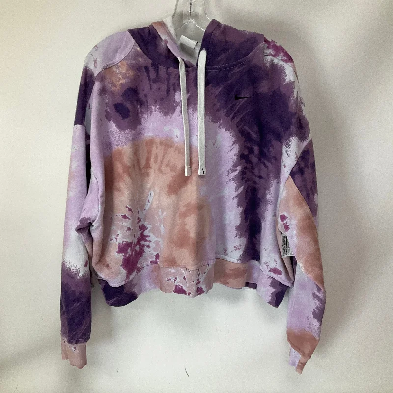Fashionable Men's Streetwear HoodiesAthletic Sweatshirt Hoodie By Nike Apparel In Tie Dye Print, Size: 2x Fashionable Men's Streetwear HoodiesAthletic Sweatshirt Hoodie By Nike Apparel In Tie Dye Print, Size: 2x