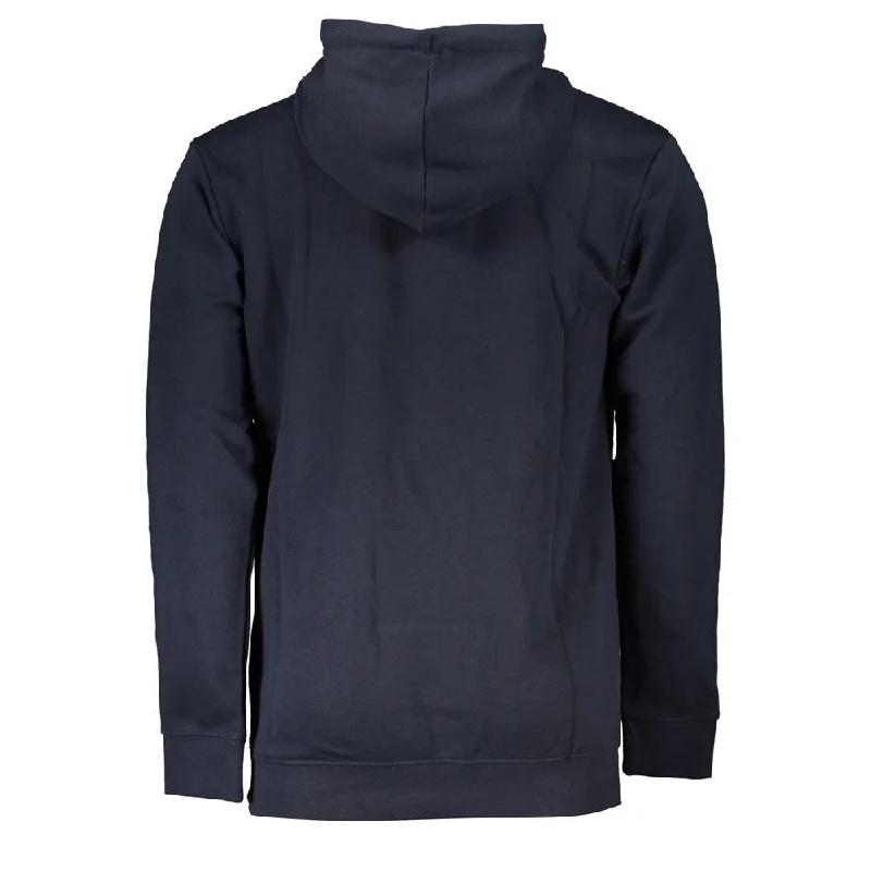 Men's Sweaters with Three-Quarter SleevesCavalli Class Blue Cotton Men Men's Sweater Men's Sweaters with Three-Quarter SleevesCavalli Class Blue Cotton Men Men's Sweater